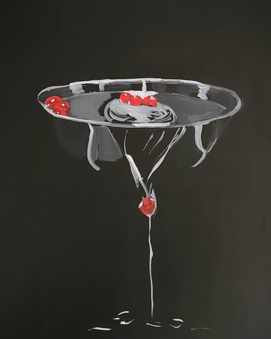 Cherries in bowl of water