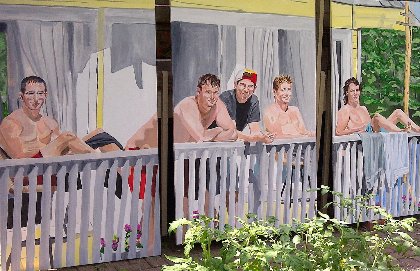 SOLD - Boat house boys portrait
