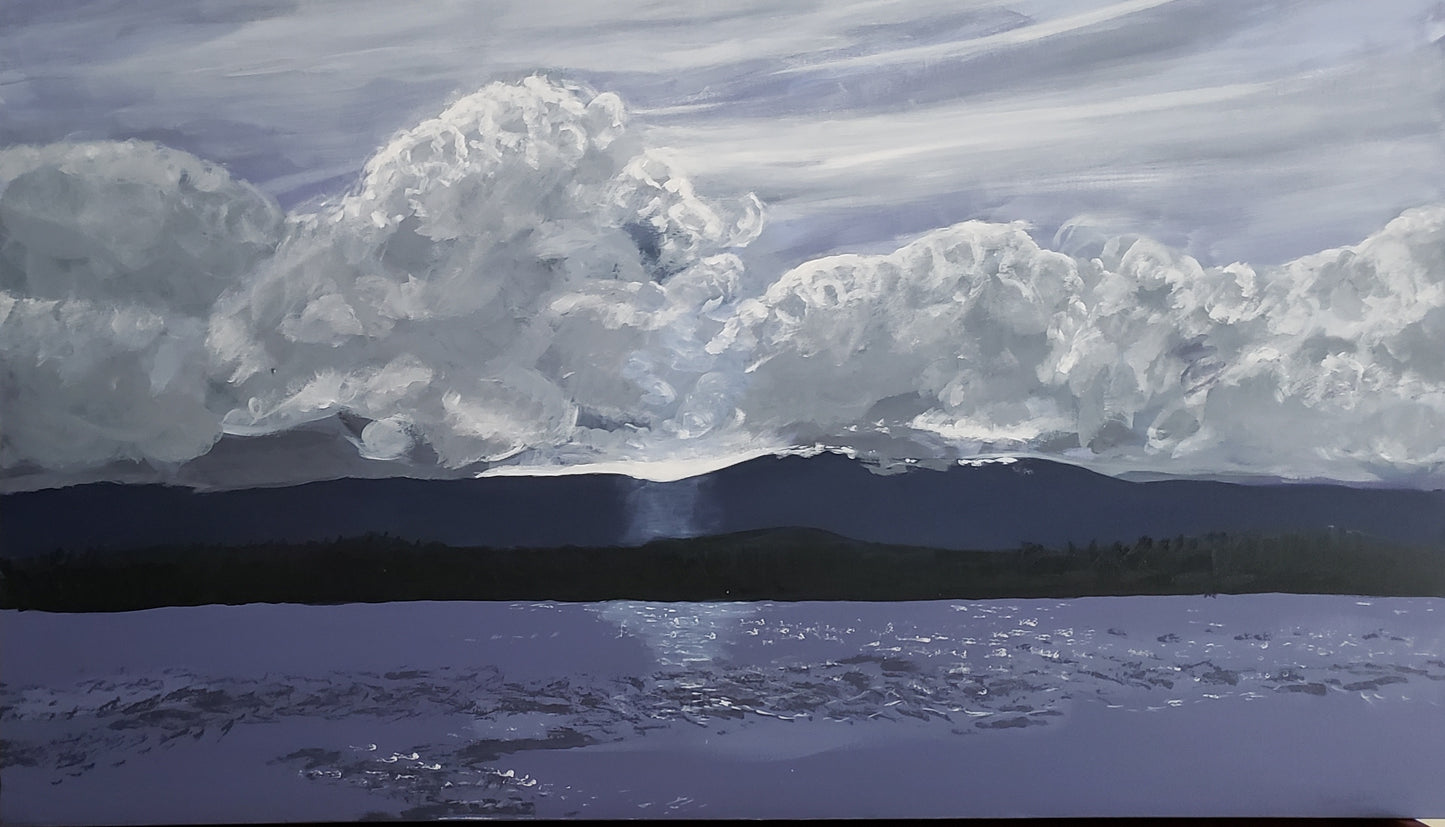 SOLD - Looking toward Denman Island